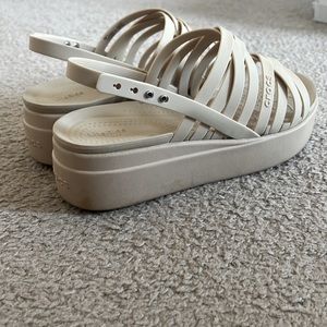 Crocs platform sandals